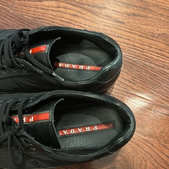 Prada sneakers size 8.5 barely worn 4E 2777 - Picture 5 of 7